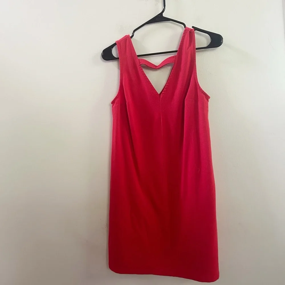 Abercrombie red‎ shift dress XS